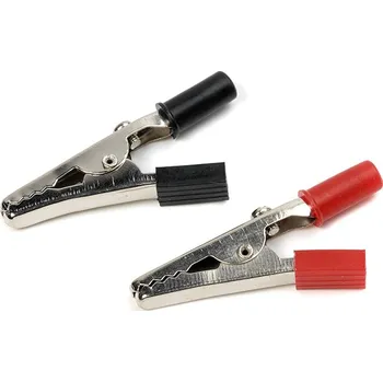 RC náhradní díl Krokosvorky střední červená + černá (1 sada)