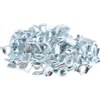 Matice MOTÝLKOVÁ MATICE M6 POZINKOVANÁ 50 kusů