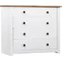 Komoda Odkládací skříňka Panama 282660 80 x 40 x 73 cm borovice bílá