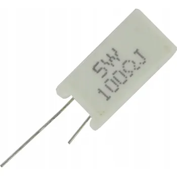 Rezistor Keramický drátový rezistor 100 Ohm SE 5 W