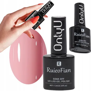 Přípravek na nehty SVĚTLE RŮŽOVÝ HYBRIDNÍ LAK NA NEHTY S LESKEM UV LAK OnlyU/L014