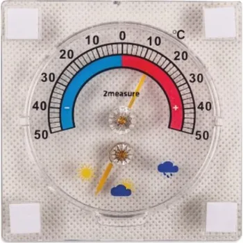 Domácí teploměr Venkovní teploměr Maan bílý