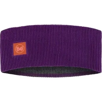 Čepice BUFF Čelenka Crossknit Headband, fialová barva