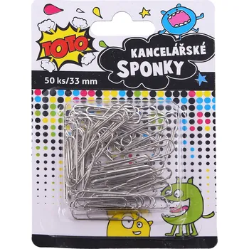 kreativní sada TOTO Sponka kancelářská 50 ks, 33 mm