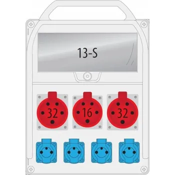 Rozvaděč Rozvaděč Pawbol 400 V IP44 16 A