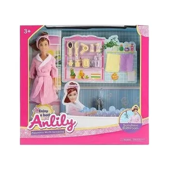 Panenka Lalka 29cm w łazience