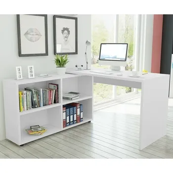 Psací stůl Psací stůl rohový CORONIL 130×136 bílý