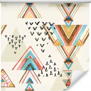 Fototapeta Tapeta do obýváku Barevná Akvarel Boho Styl