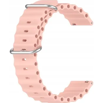 Řemínek na hodinky Řemínek RZAKcesoria pro Samsung 20mm růžový