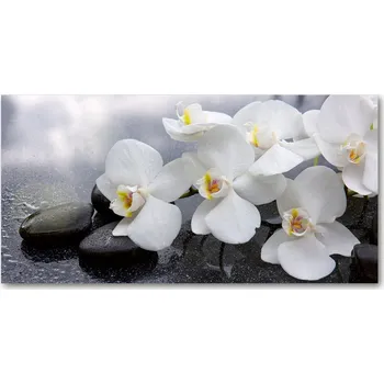 Obraz Panel mezi kuchyňský nábytek Orchidej 140x70 + LEPIDLO