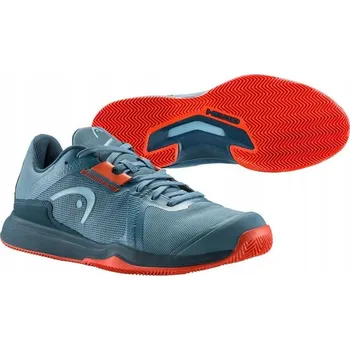 Pánská tenisová obuv TENISOVÉ BOTY HEAD SPRINT TEAM 3.5 CLAY BLUESTONE/ORANGE PÁNSKÉ 42,5