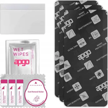 Pouzdro na mobilní telefon Hybridní Sklo apgo pro TCL 408 3 ks