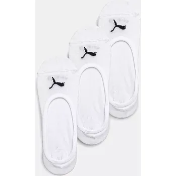 Pánské ponožky Ponožky Puma Footie (3-pack) 906930.M bílá 00X, vel. 43/46