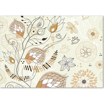 Obraz Skleněný panel Wallmuralia 70x100 cm tvrzené sklo hnědo-béžový