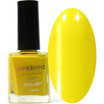 Lak na nehty Klasický lak na nehty EVERSHINE 16 ml s dlouhotrvající barvou - Žlutý