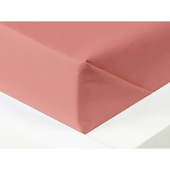 Prostěradlo XPOSE® Bavlněné prostěradlo - starorůžové 140x225 cm, Bavlna + Prodloužená možnost vrácení zboží do 50 dnů