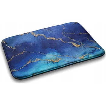 Koupelnová předložka Absorpční koupelnová předložka Modrý mramor