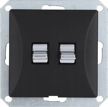 vypínač Schodišťový vypínač Klasický Timex-Elektro černý WP-5/2 OpB moduł CZ/CH