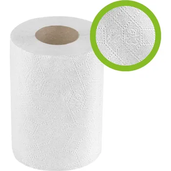 Utěrka Papírové kuchyňské utěrky bílé balení 12 Ks