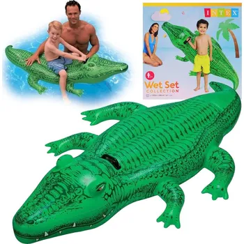 NAFUKOVACÍ MATRACE ALIGÁTOR DO VODY PRO DĚTI INTEX
