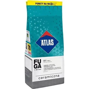 Spárovací hmota Keramická spárovací hmota Atlas 001 bílá 2 kg, šířka spáry 1-20 mm