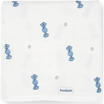 Utěrka Mušelínová utěrka bonbon blue candy 40x40 cm