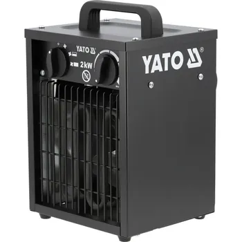 Průmyslové topidlo Přenosný elektrický ohřívač 2kW s termostatem Yato YT-99690