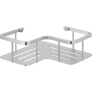 Drátěná police Rohová police Stella 16.060 7x20 cm stříbrná