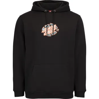 Pánská mikina santa cruz Pánská mikina warp broken dot front hood black