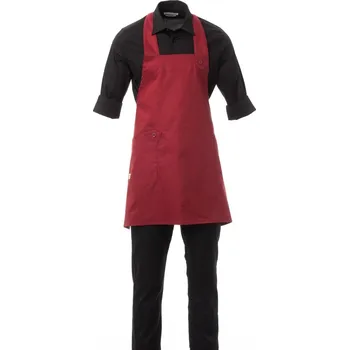 Kuchyňská zástěra Payperwear Zástěra pro barmany a servírky multifunkční, BRASSERIE TWILL,bordó/vínová