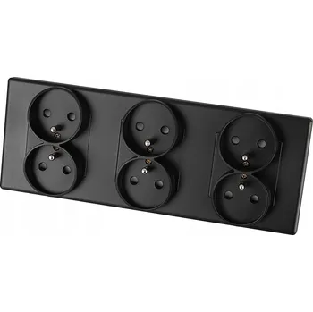 Elektrická zásuvka Elektrická Zásuvka MIUUN černá
