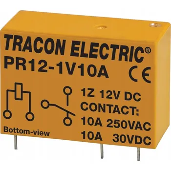 Relé Průmyslové relé PCB 1P 12V DC Tracon