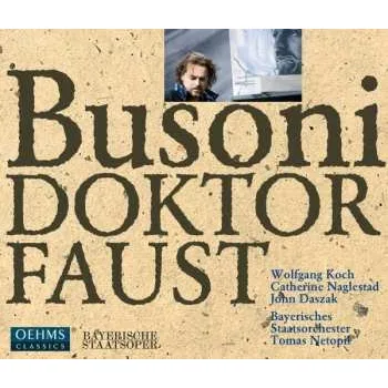 Zahraniční hudba 3CD Tomáš Netopil: Doktor Faust 2014