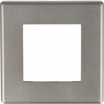 Elektrická zásuvka RÁMEČEK PLASTOVÝ ŠEDÝ PRO ZÁSUVKY A VYPÍNAČE FrameLite 1F