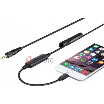 Audio kabel Saramonic LC-C35 minijack kabel (3,5 mm) - Lightning 0,45 m