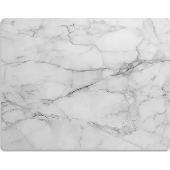 Miska pro psa Ochranná podložka pod misky pro psa Šedý mramor 45x35