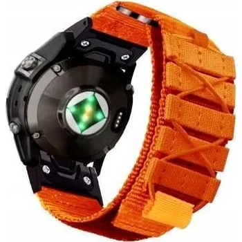 Řemínek na hodinky Oranžový řemínek Bestphone pro Garmin