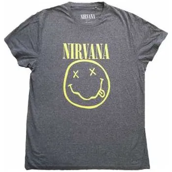 Merch Nirvana: Tričko Yellow Smiley S