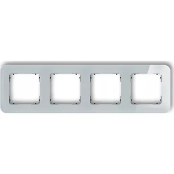 Rámeček čtyřnásobný Karlik šedý