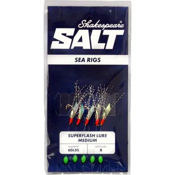 Umělá nástraha Shakespeare Mořský návaze Superflash Lure Medium 8 5ks