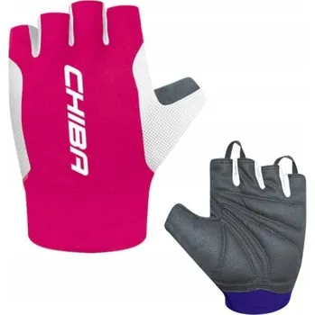 Cyklistické rukavice Cyklistické rukavice Chiba L růžové