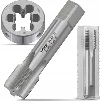 Závitořezný nástroj RUČNÍ ZÁVITNÍK M20x1 DIN-2181/1P + ZÁVITOVÉ OČKO M20