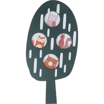 Rám na obraz Home Styling Collection Fotorámeček ve tvaru stromu, 43 x 21 cm, šedý