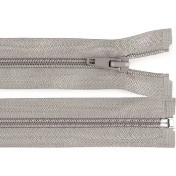 Galanterie Spirálový zip No 5 délka 70 cm bundový POL, barva 310 šedobéžová