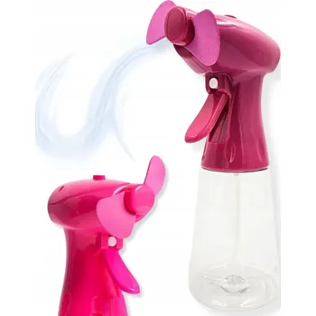 Domácí ventilátor LAHEV S VĚTRÁKEM VENTILÁTOR ROZPRAŠOVAČ RŮŽOVÁ CESTOVNÍ PŘÍRUČNÍ