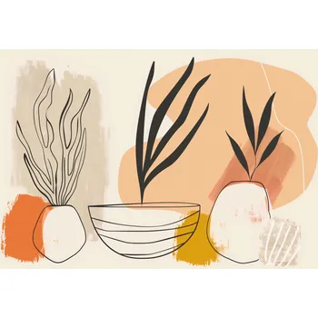 Plakát Plakát Botanické skici bez rámu 66,5 x 46,5 cm