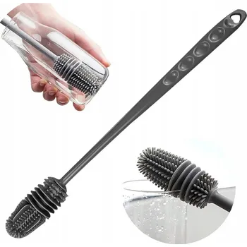 Kartáč na nádobí SILIKONOVÝ KARTÁČ NA MYTÍ SKLENIC A LAHVÍ