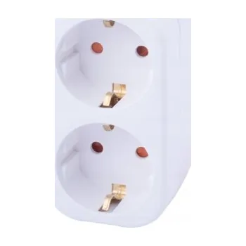 Elektrická zásuvka Elektrická Zásuvka rozbočka Enext bílá