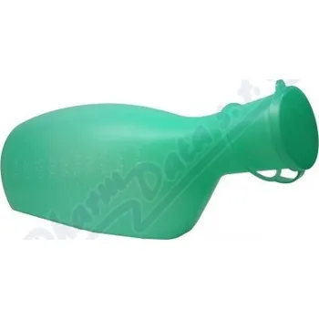 Láhev na moč s uzávěrem zelená 1l