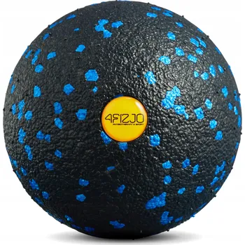 Masážní míček Hladký míček 4FIZJO 8 cm x 8 cm černý, modrý
